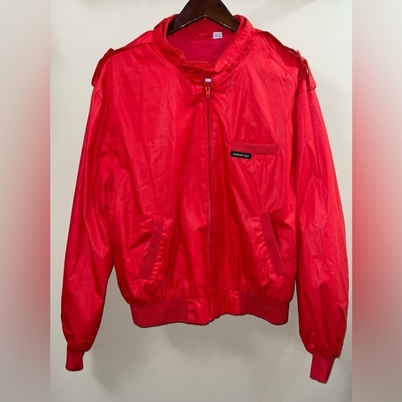 VINTAGE Members Only Red Jacket Size 46 - Picture 1 of 14